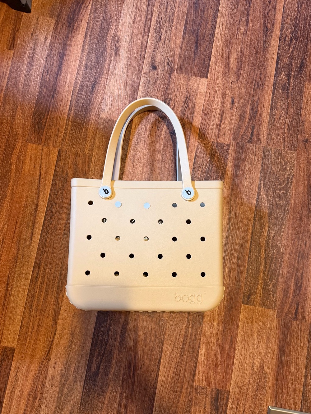 BOGG BAG Beige Perforated Tote